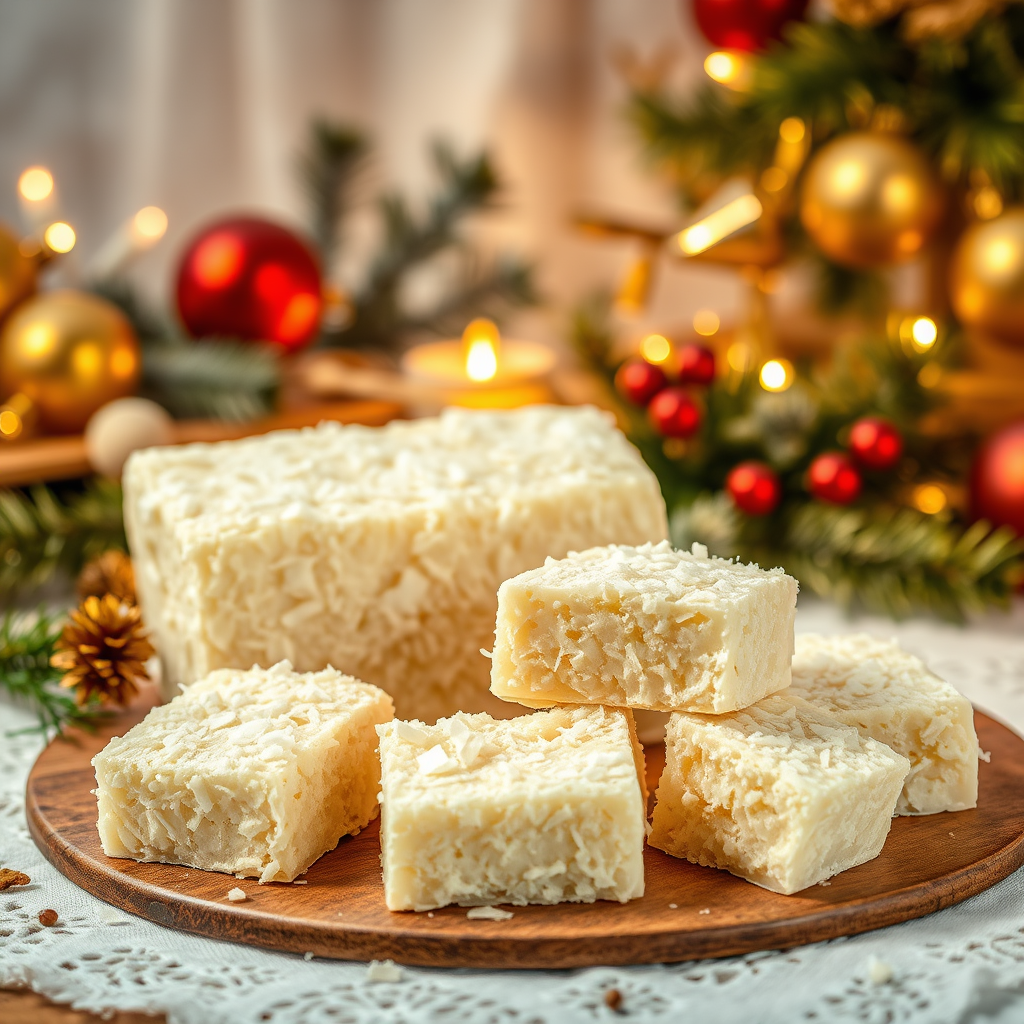 Turrón de Coco casero